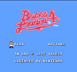 Bases Loaded 4 Title Screen